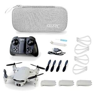 4DRC V9 Nocchi-Mini RC Quadcopter Drone with Camera 3 Batteries and Case NEW
